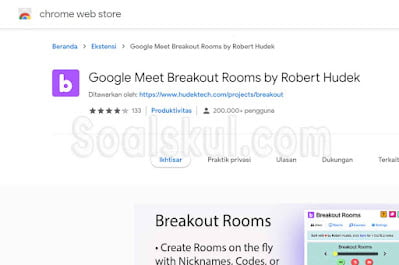 Ekstensi Chrome Google Meet Breakout Room Ekstensi Chrome Google Meet Breakout Room
