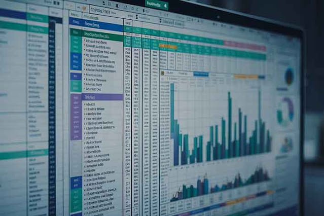 layar komputer menampilkan data microsoft excel yang sedang diatur ukuran kolom nya layar komputer menampilkan data microsoft excel yang sedang diatur ukuran kolom nya