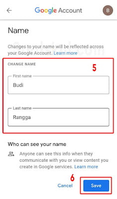 langkah 5-6 ganti nama google meet hp langkah 5-6 ganti nama google meet hp