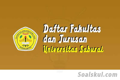 daftar fakultas jurusan universitas saburai daftar fakultas jurusan universitas saburai