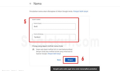 langkah 5-6 ganti nama google meet laptop langkah 5-6 ganti nama google meet laptop