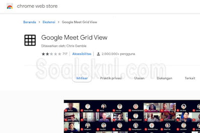 Ekstensi Chrome Google Meet Grid View Ekstensi Chrome Google Meet Grid View